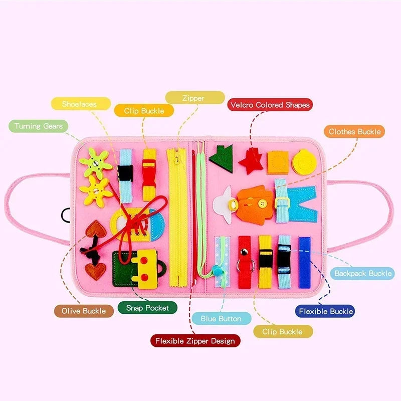 Montessori Felt Busy Book