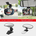 Wide-Angle Rear-Seat Baby Mirror