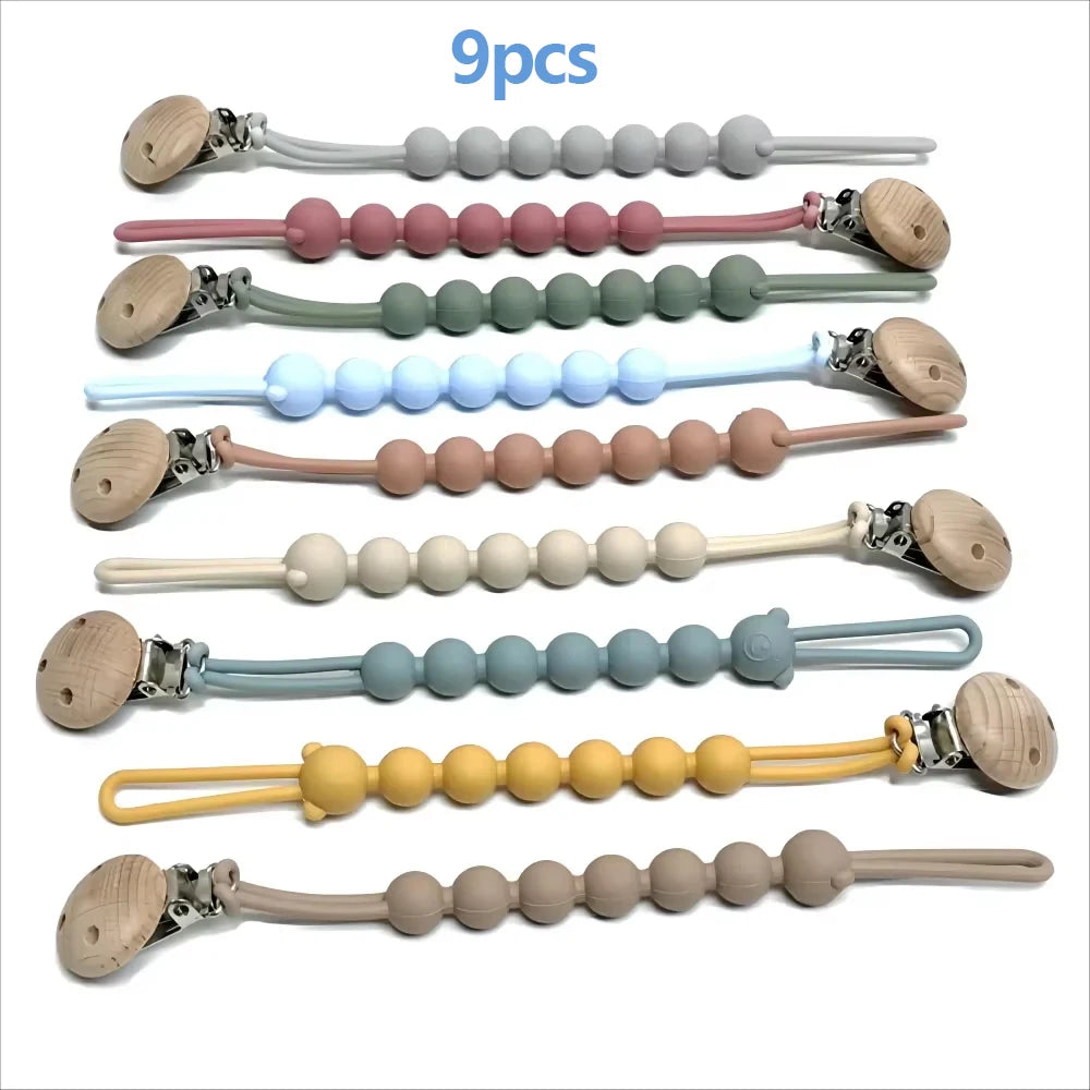 Silicone Pacifier Chain with Teether