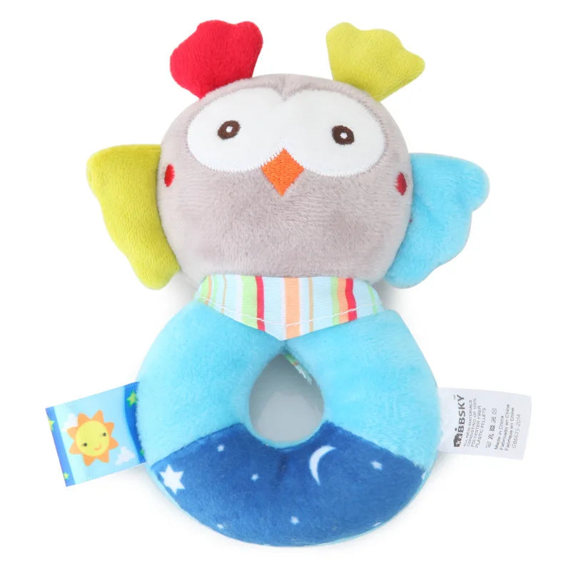 Plush Animal Crib Mobile Bells