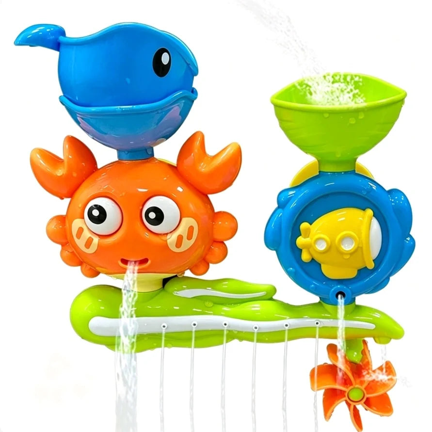 Wall-Mounted Water Spinner Bath Set