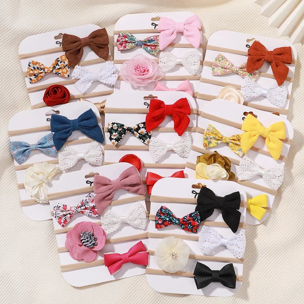 Lace Flower Headbands (5 pcs)