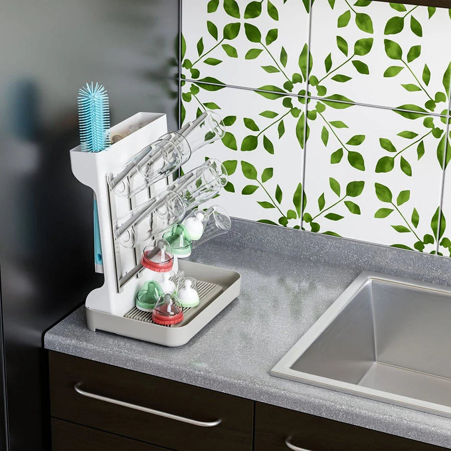Large Multi-Tier Bottle Drying Rack