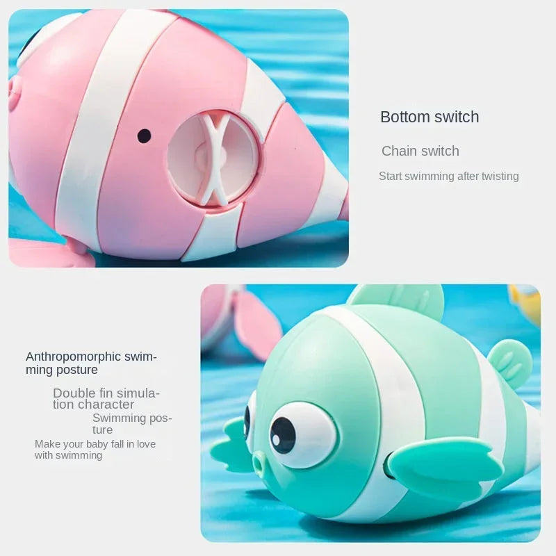 Swimming Clownfish Bath Toy