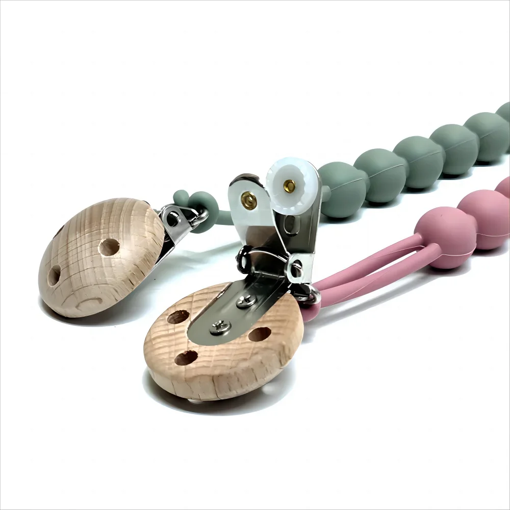 Silicone Pacifier Chain with Teether