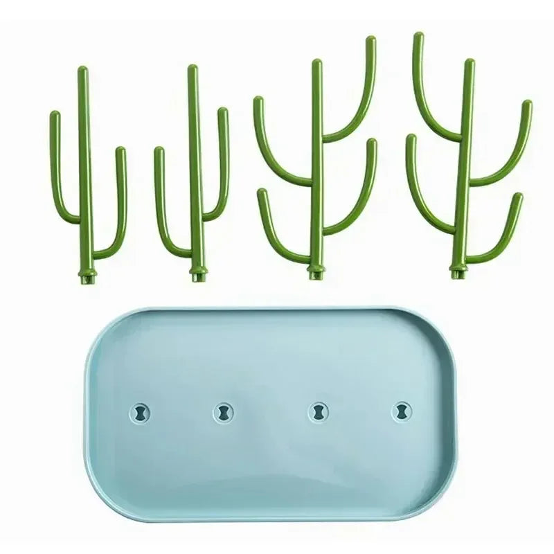 Foldable Dust-Free Bottle Drying Rack