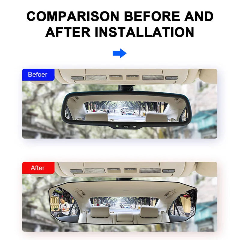 Wide-Angle Baby Car Mirror