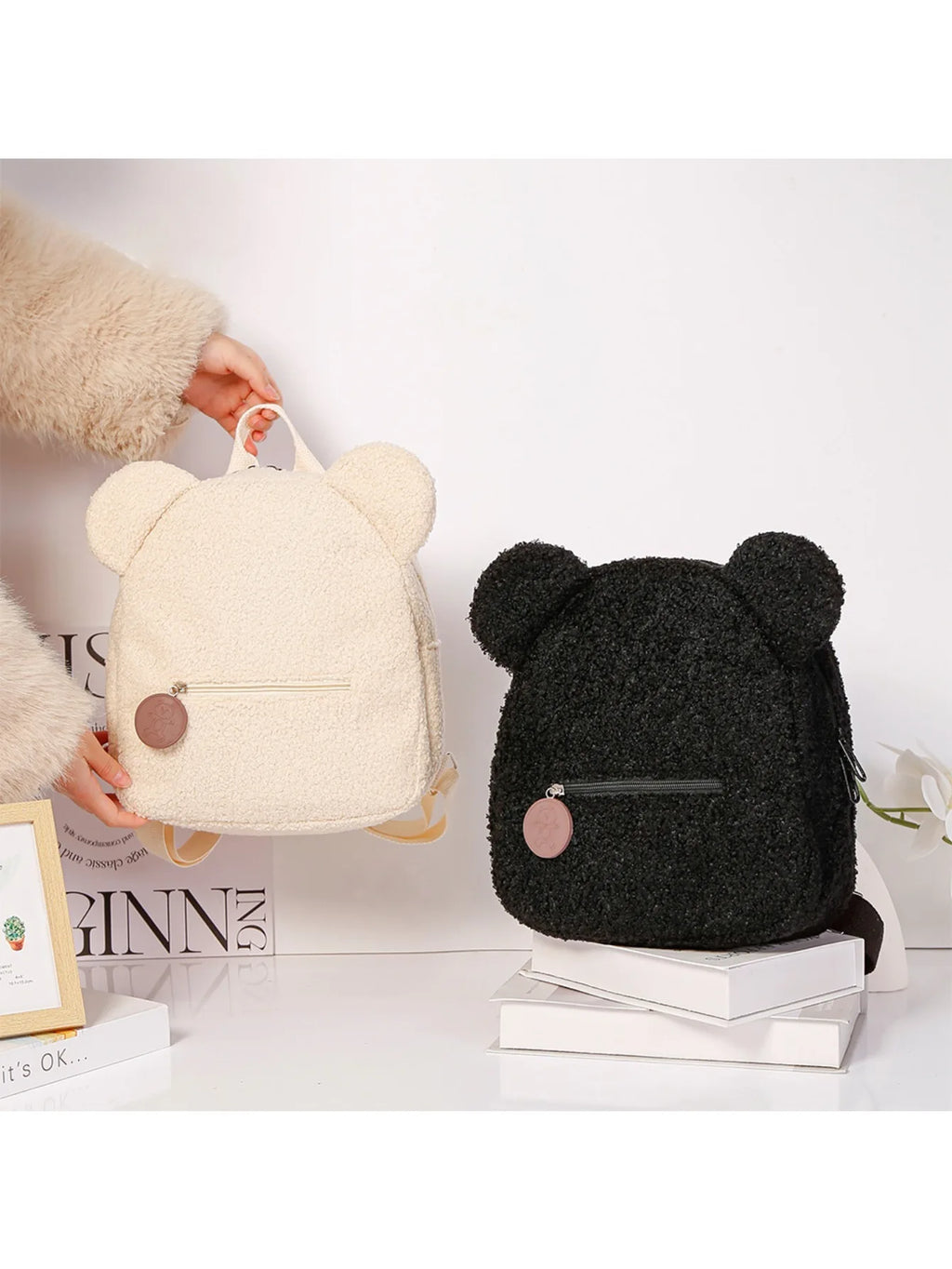 Plush Teddy Bear Kids Backpack